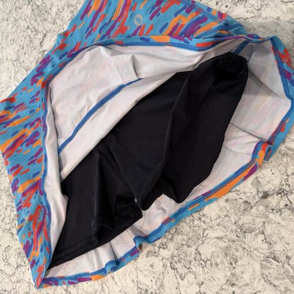 Donna Jo Skort Tam 2 Size 2 Medium Colorful Abstract Pickleball Tennis Golf Dona - Picture 5 of 9